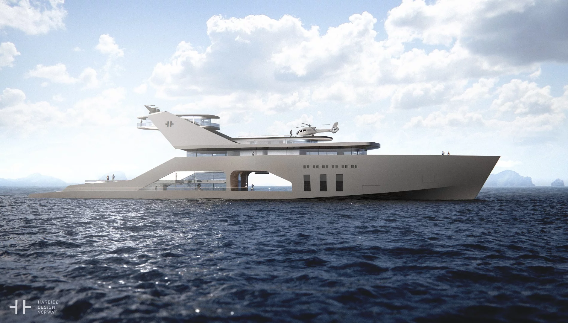 Hareide Design's super yacht is just a concept, but could become reality if your pockets are deep enough