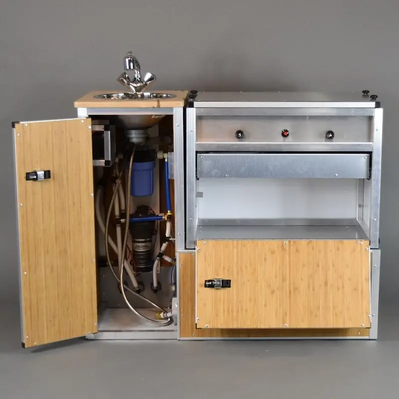 The TK Van is designed to be a self-contained, all-in-one solution and includes a full water system and available electrical system