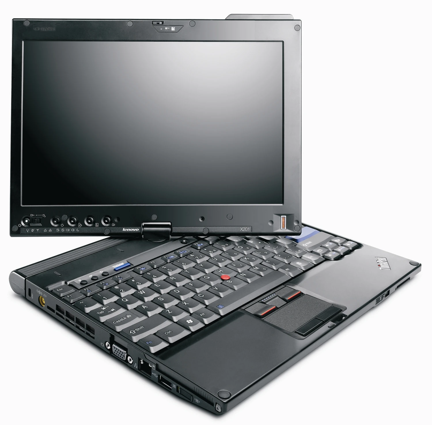 The ThinkPad X201T business tablet notebook with capacitive touchscreen and wide viewing angle