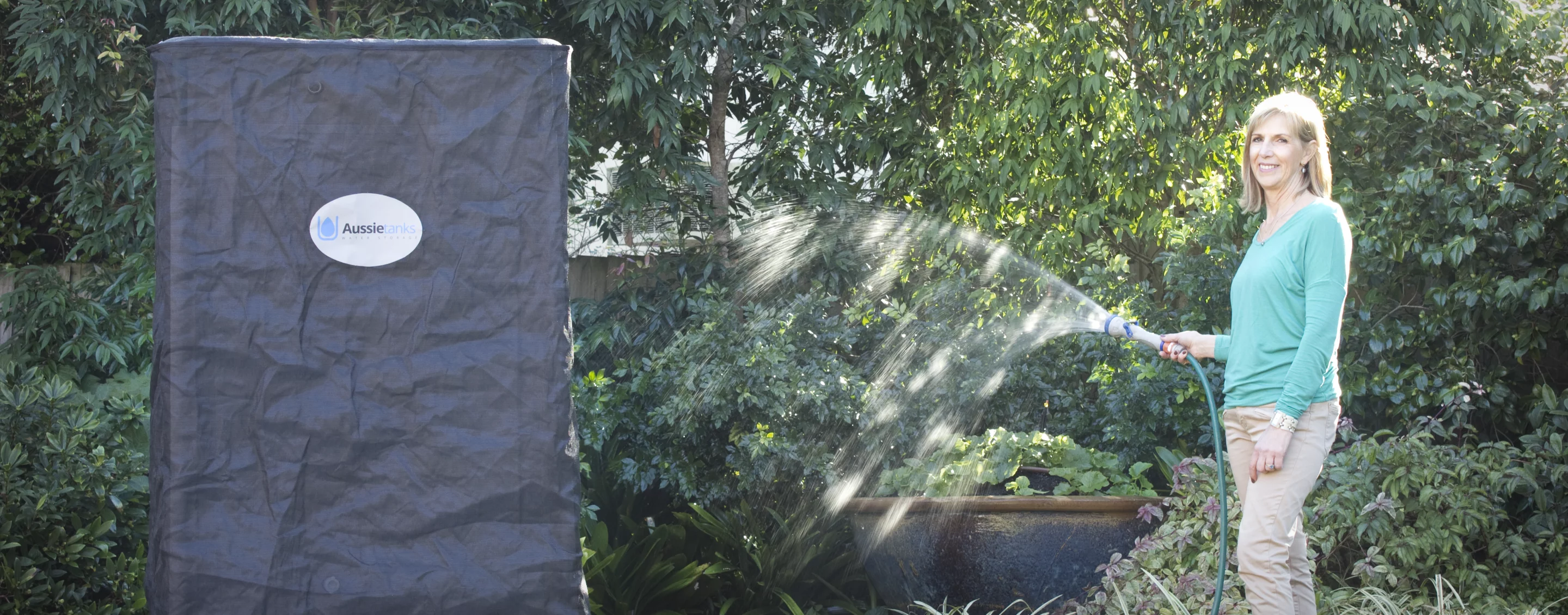 Aussietank is an economic solution to help households harvest water without the expense of permanent water tank installation