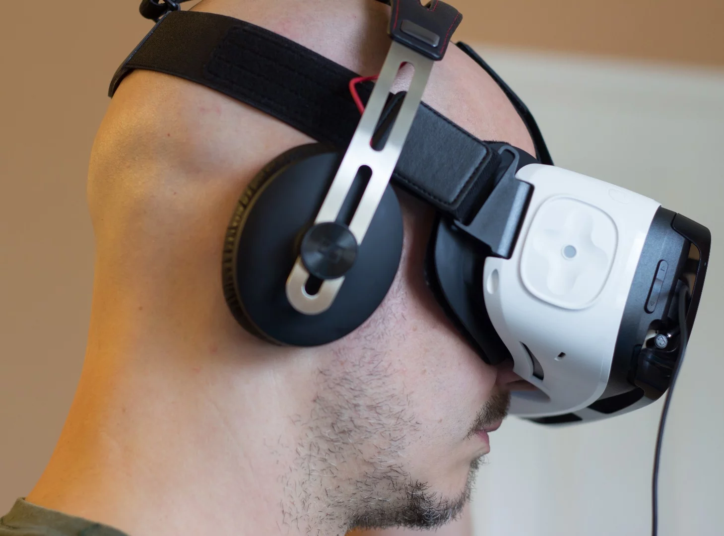 A pair of quality cans will give you the best audio experience, and often underrated part of virtual reality