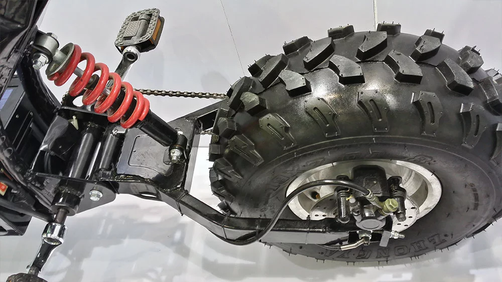 The Beast features 8-inch thick off-road tires