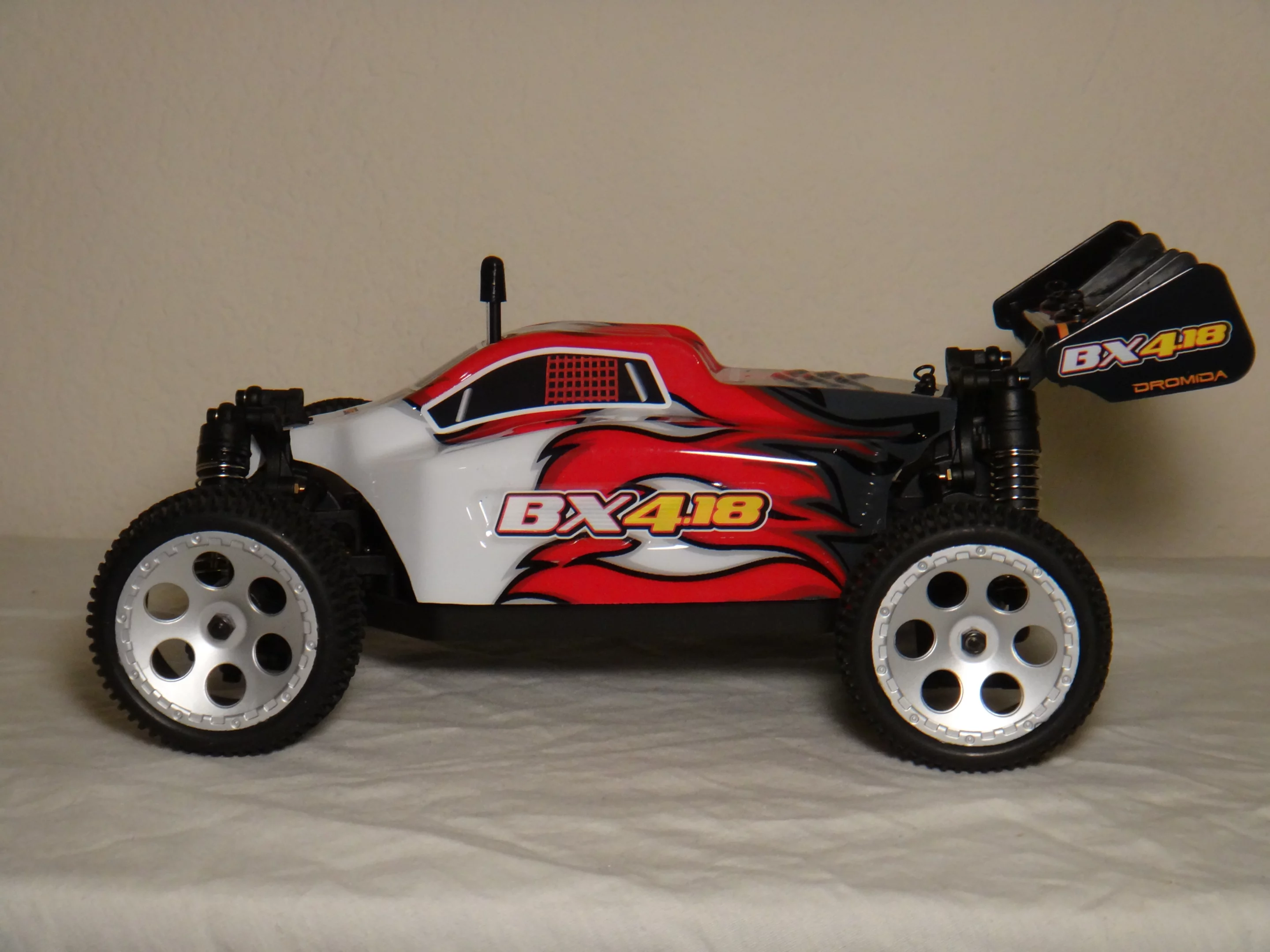 The buggy model rides a little lower to the ground than the others