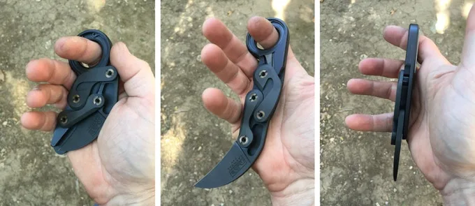 Knife-maker Joel Caswell's Morphing Karambit knife