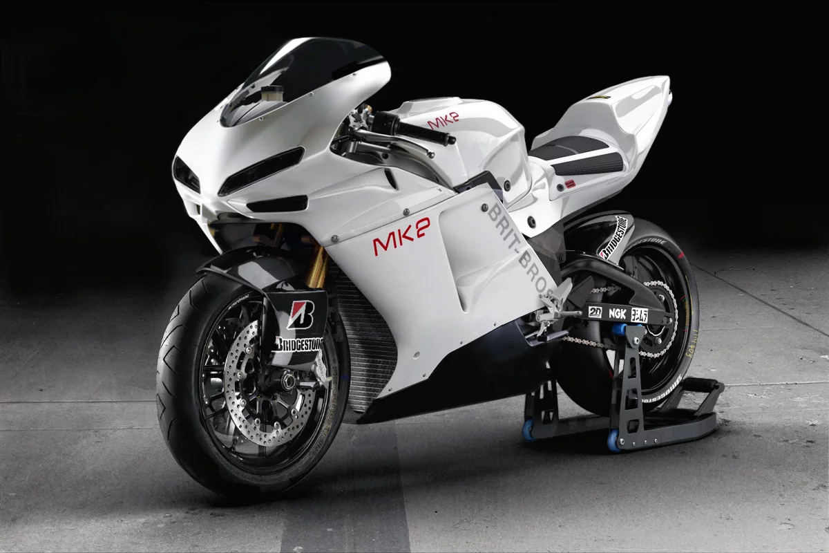 The chicane seat and tail unit, fitted to a Ducati