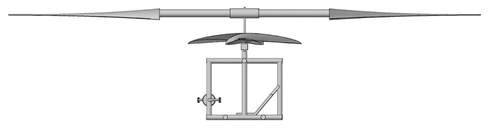The human-powered helicopter will have stacked rotors