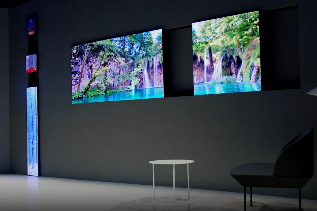 Samsung experiments with weird-shaped TVs thanks to its modular Micro LED display technology
