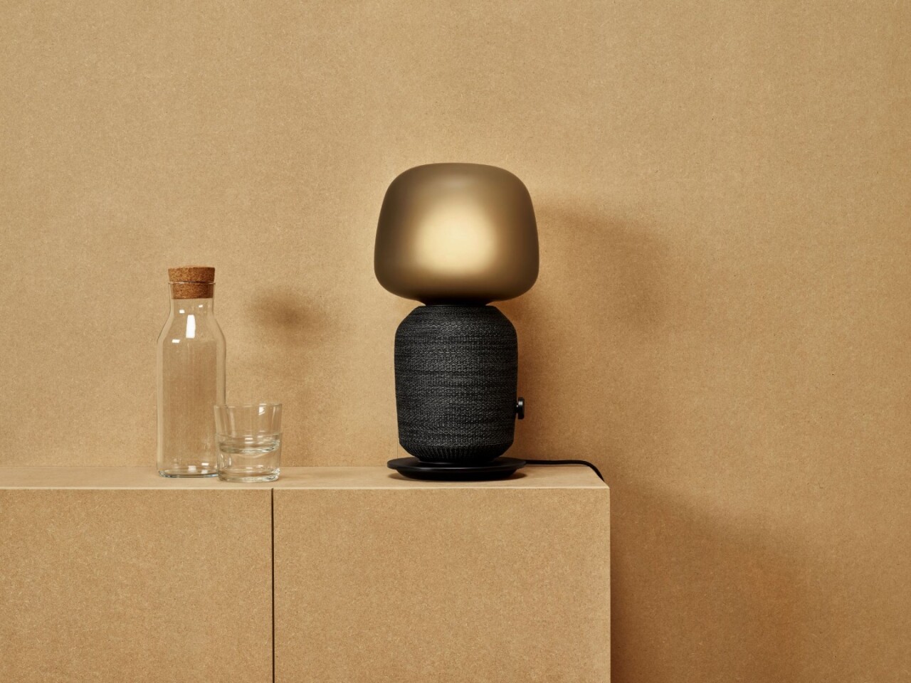 The Symfonisk table lamp has been designed to seamlessly integrate with existing home entertainment systems