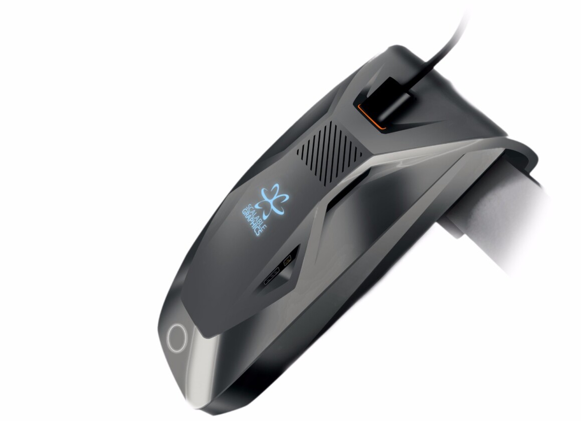 Press shot of the planned retail version of KwikVR