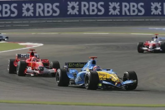 The race everybody wanted to see finished prematurely with Schumacher's Ferrari retiring with mechanical problems the first time in 58 races. bet against it happening again!