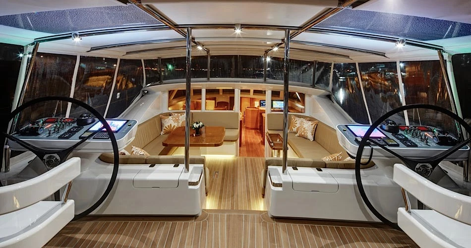 S/Y Antares III bridge