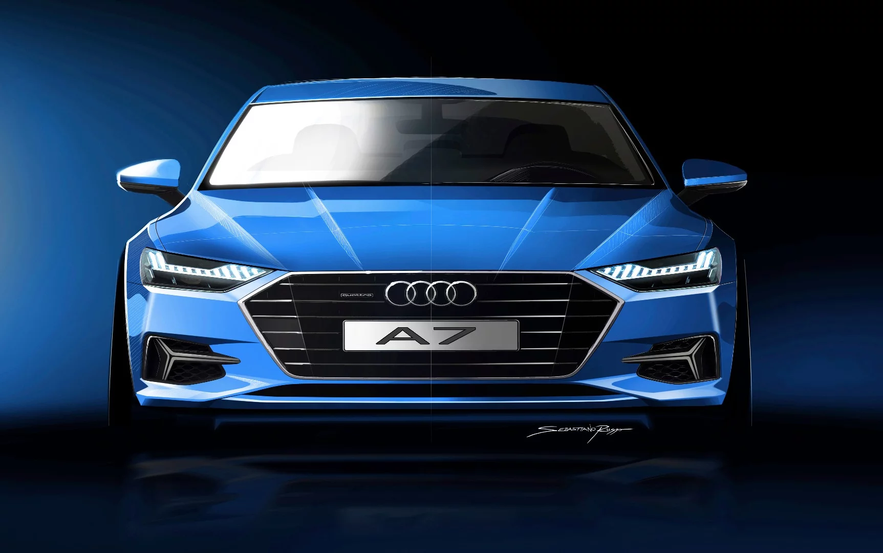 Audi A7 Sportback sketch