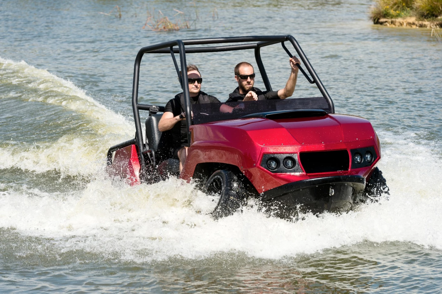 Gibbs Terraquad: the company's first side-by-side amphibious ATV.