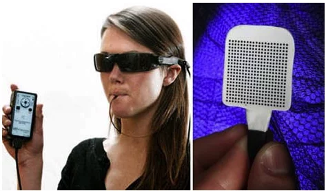 The BrainPort device helps the blind to 'see' through their tongues