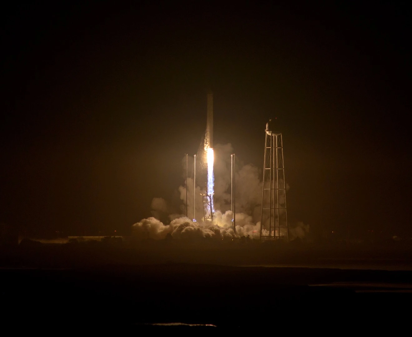 OA-5 lifting off from Wallops Island