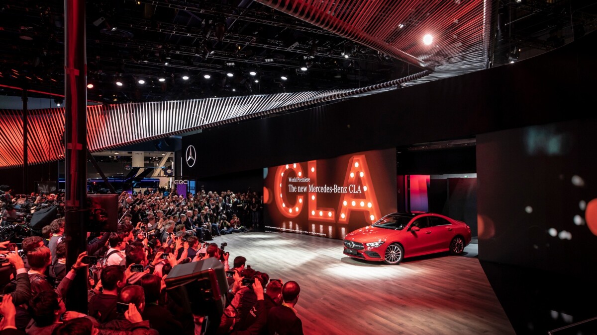 The new CLA makes its CES debut