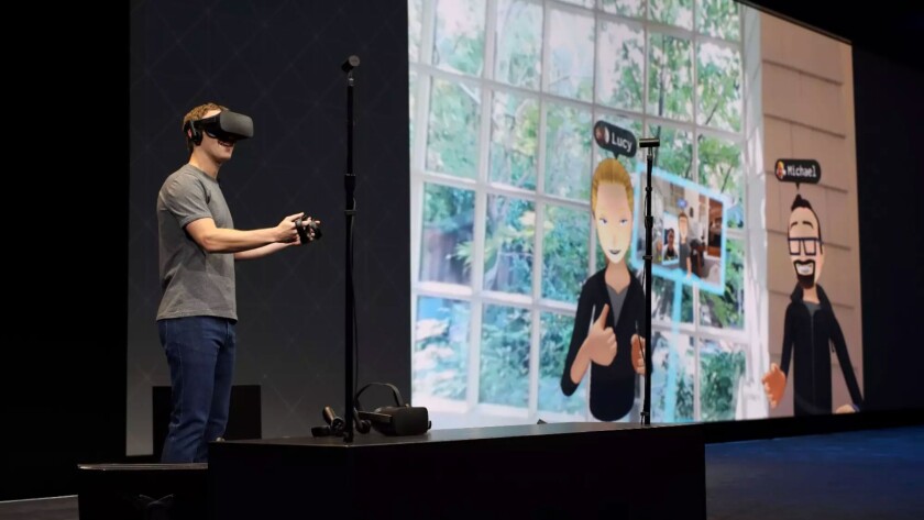 Mark Zuckerberg, Oculus Connect conference, October 2016