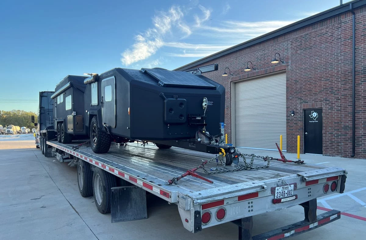 Bruder's US show models arrived in Texas last month and are now being shown by appointment