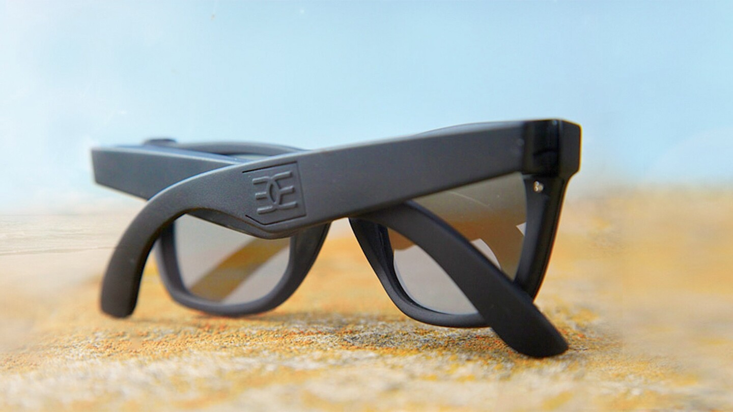 A subtle "on button" may be the most obvious indication that these aren't ordinary sunglasses