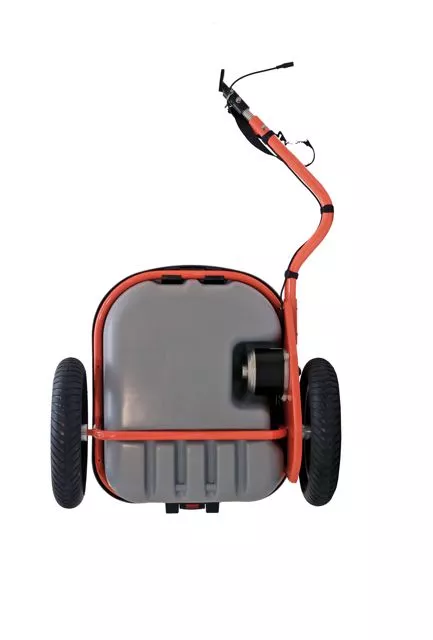 The underside of the Ridekick