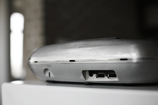 The back of the safe also features a pair of USB ports for charging devices as well as a port for a Kensington lock and cable, so it can be secured to a piece of furniture if needed