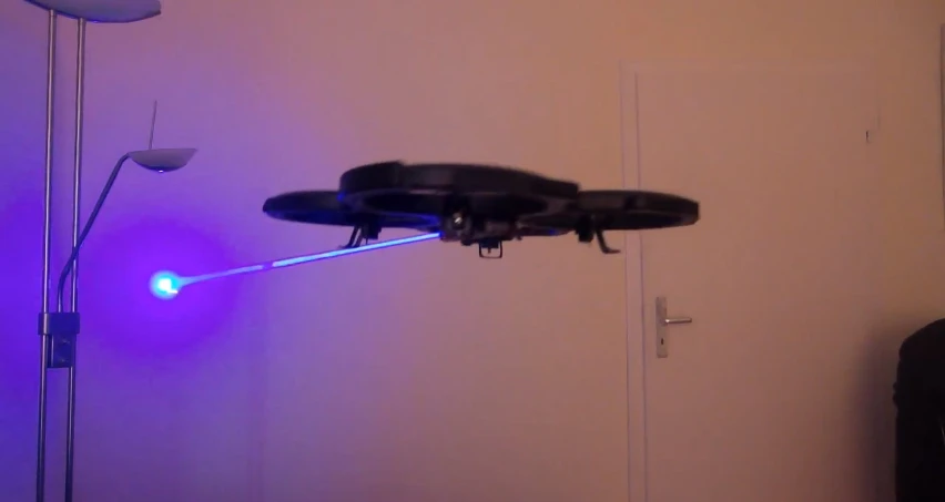 The Laser Drone on the prowl