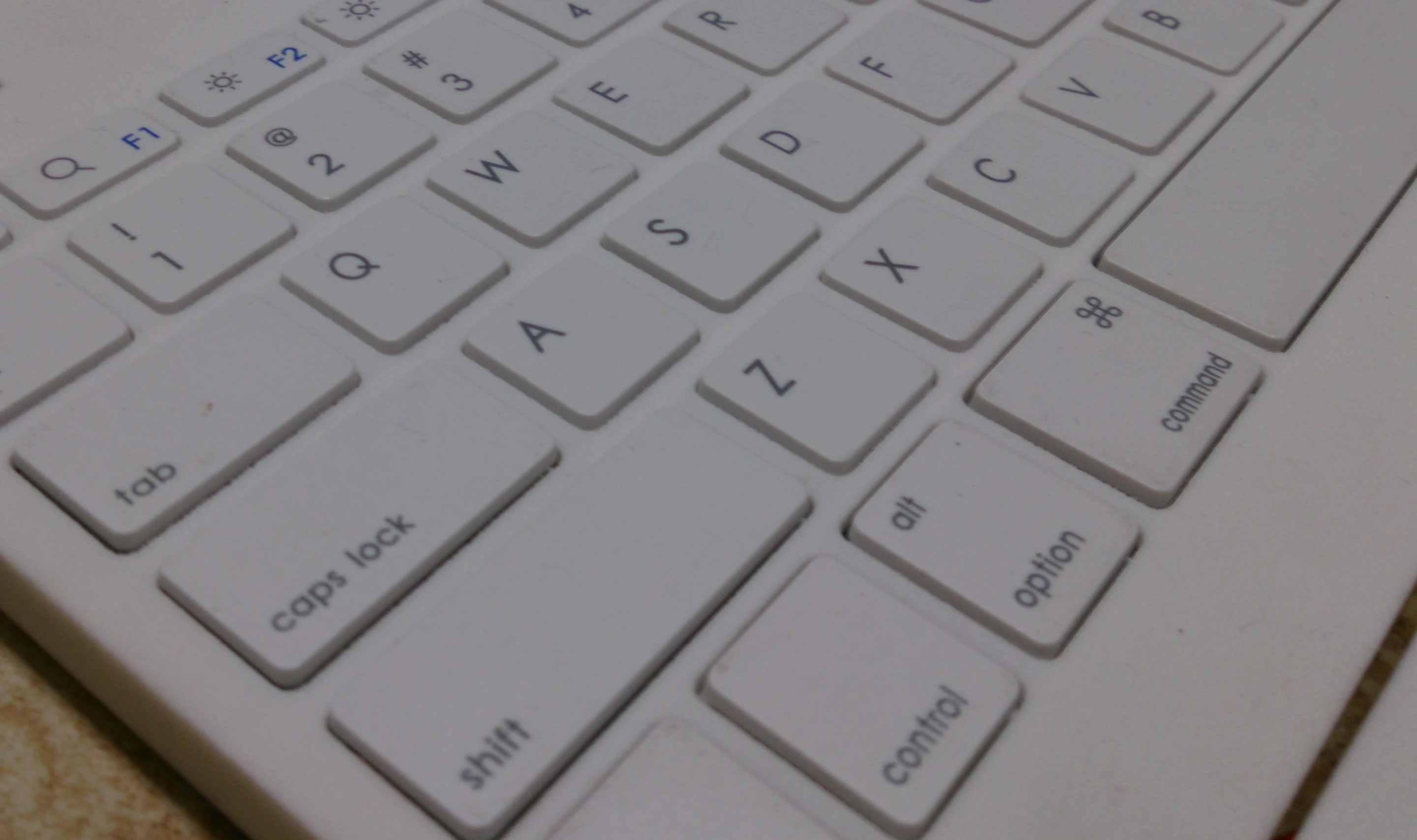 The Casetop features a full-size (78-key) island-style keyboard similar to an Apple Bluetooth keyboard
