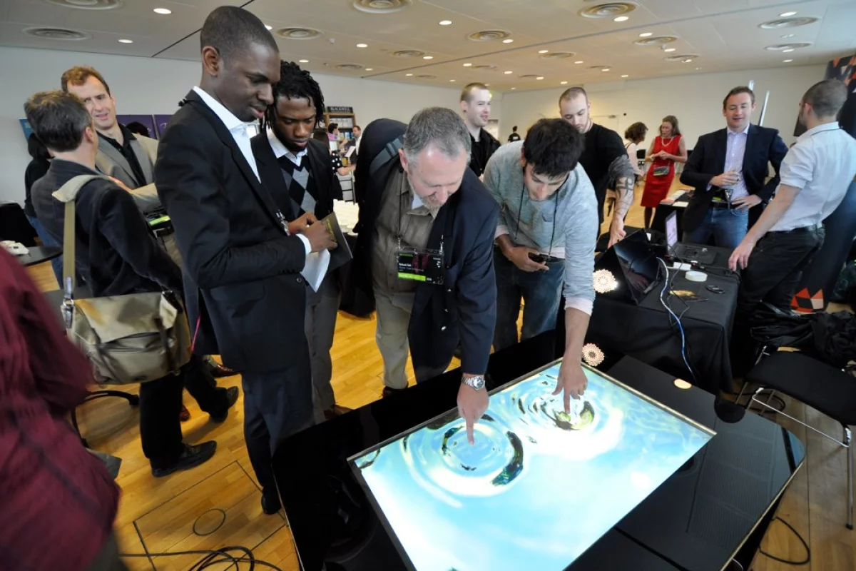 Touchscape's Multi-Touch Table can register numerous simultaneous user touch points on its 47-inch LCD display, offers full 1080p resolution and benefits from a wide viewing angle