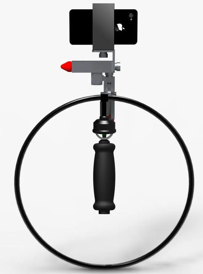 The Circle Thing's flat, curved profile is said to make it less likely to get snagged on things while the user is walking, or to get caught and spun by the wind