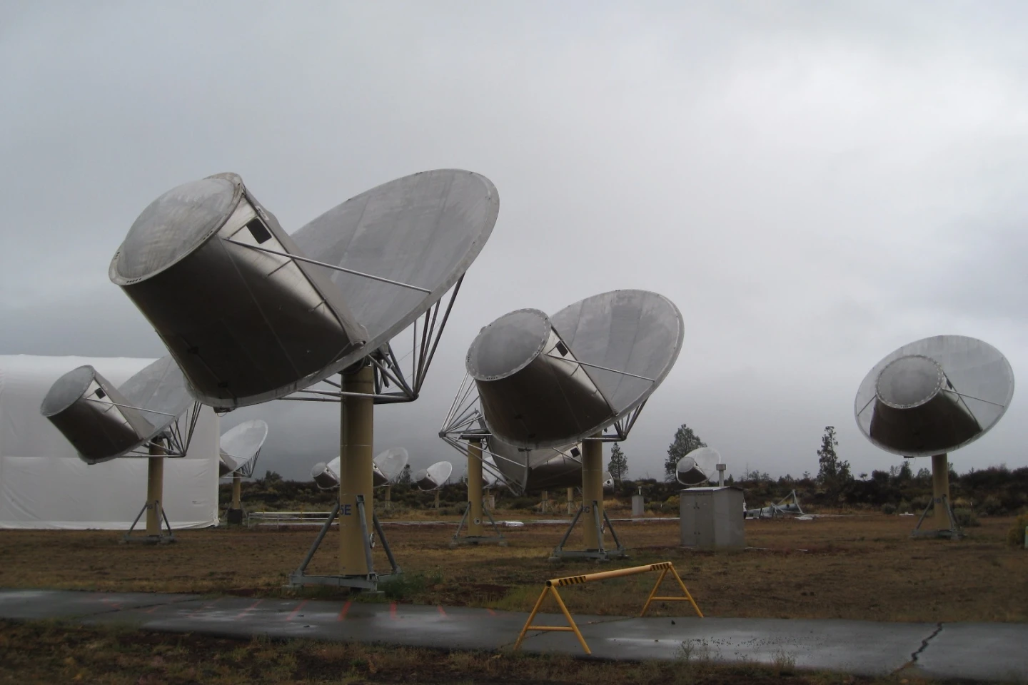 The Allen Telescope Array was built as part of the SETI effort