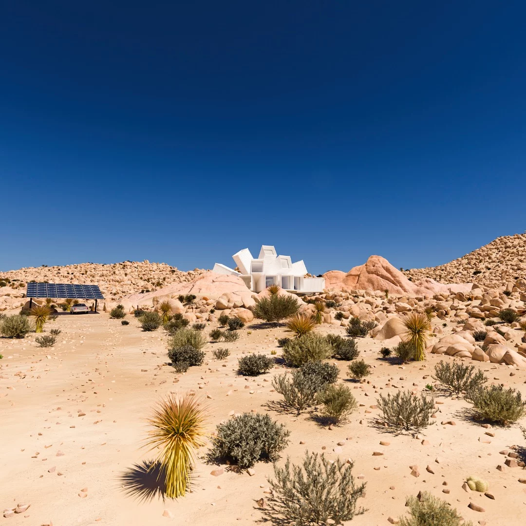 "A combination of light paint color on the outside to reflect the heat, and high-performing insulation will be used to reduce heat gain," says the architect James Whitaker