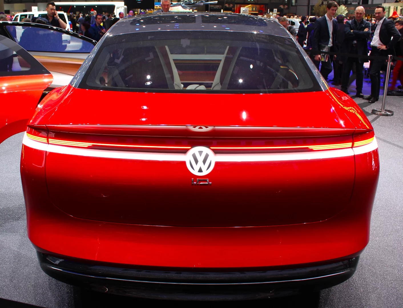 The Volkswagen I.D. Vizzion Concept debuts at the 2018 Geneva Motor Show