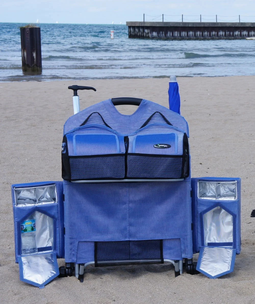 The LoungePac partially open