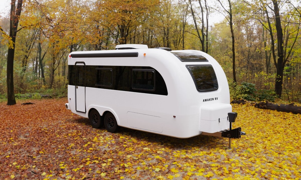 Sleek double-hull camping trailer raises the bar for American RV craft