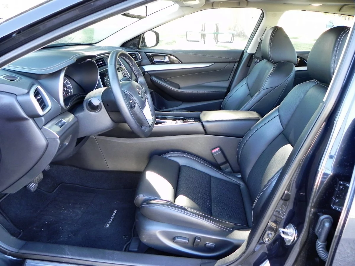 For the driver and front passenger, comfort and well-placed details take top billing