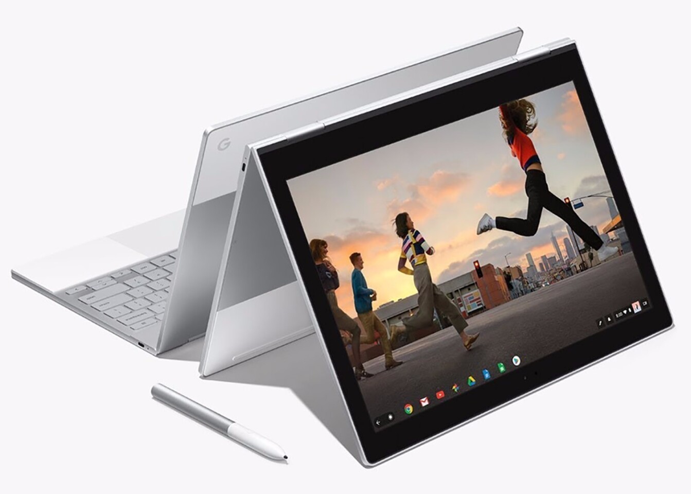 The Pixelbook has a total of four modes to pick from