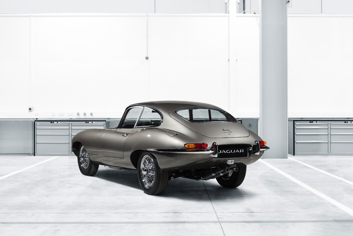 Jaguar rebuilt the bodyshell, engine and gearbox of this 1965 Fixed Head Coupe 4.2