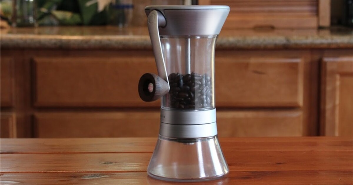 Handground coffee grinder lets you choose how fine you grind