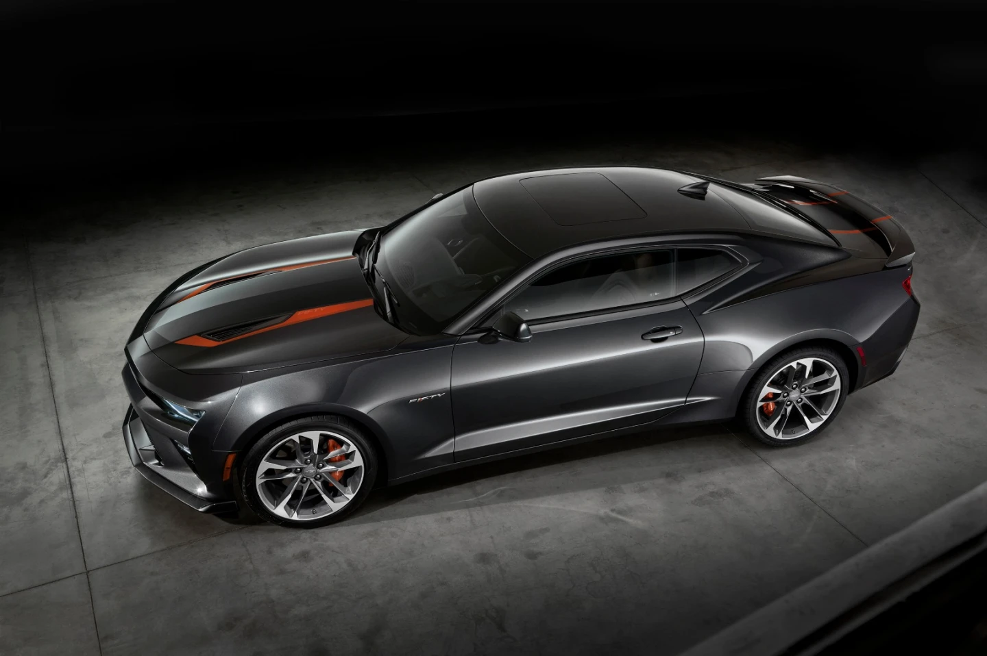The 50th Anniversary Camaro is a styling special to celebrate the nameplate's birthday