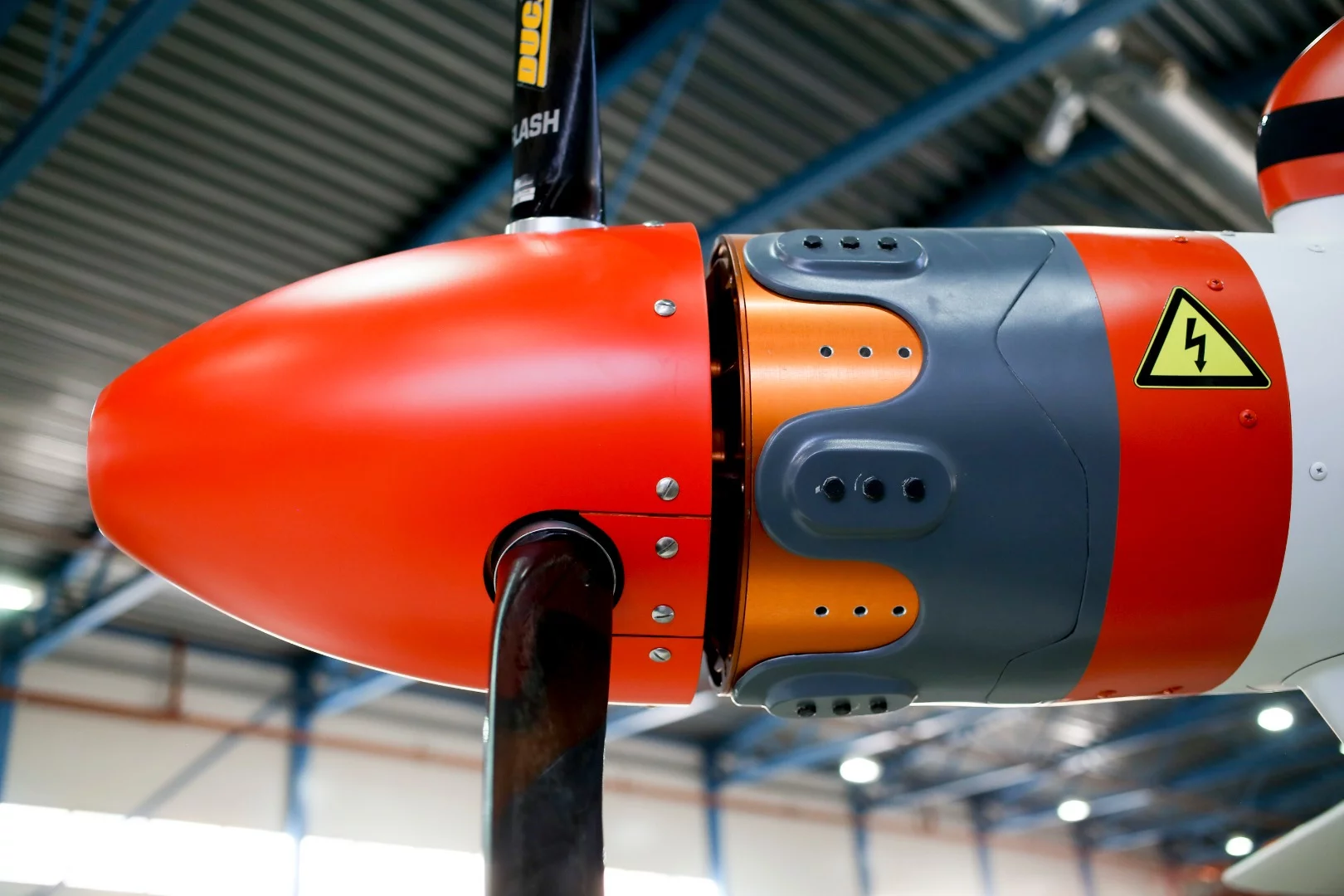 The P2 Xcursion electric motor close up