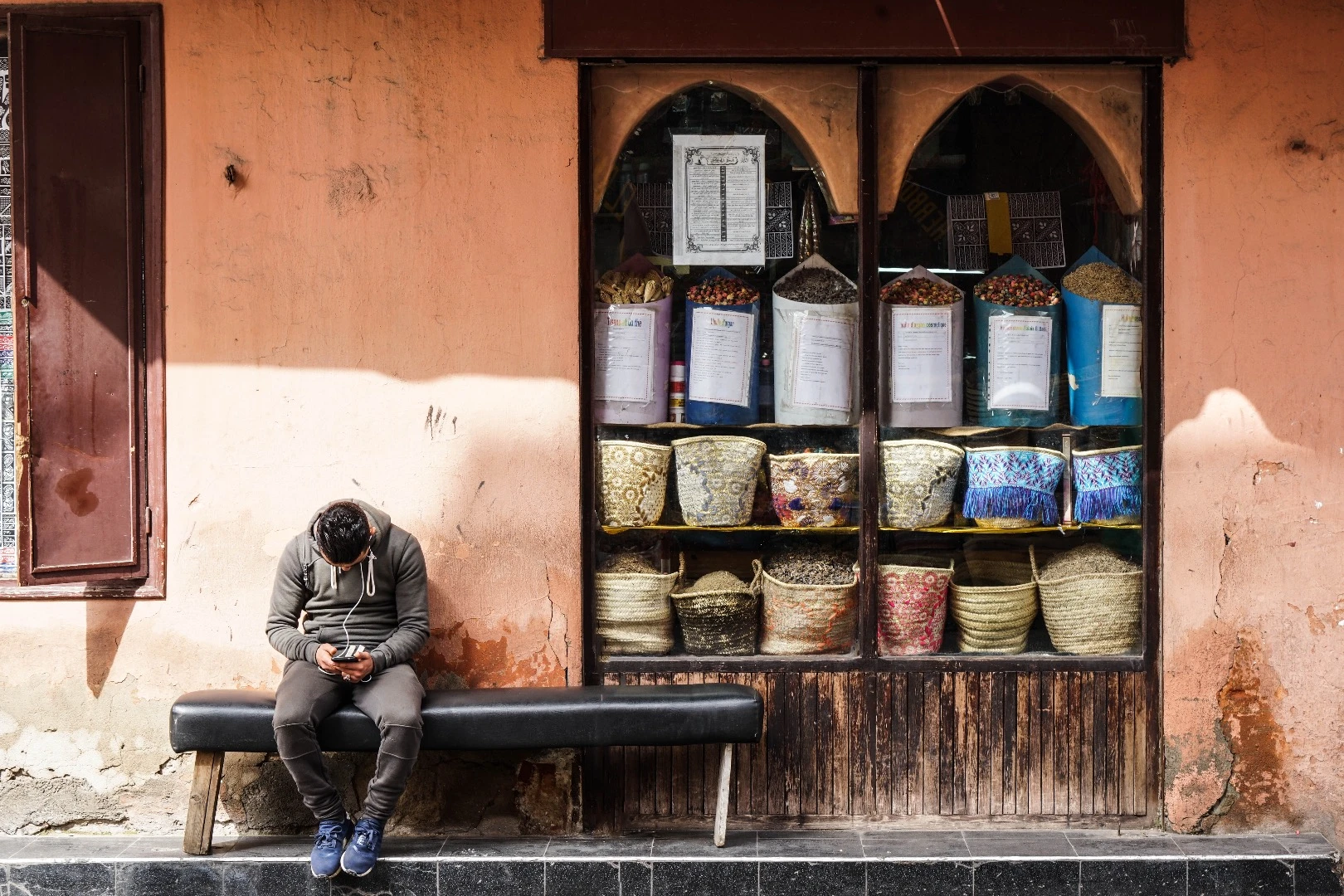 Winner of 12:00 Hour (Midday). Miguel Cabrita Matias “just a message”, taken Marrakech, Morocco