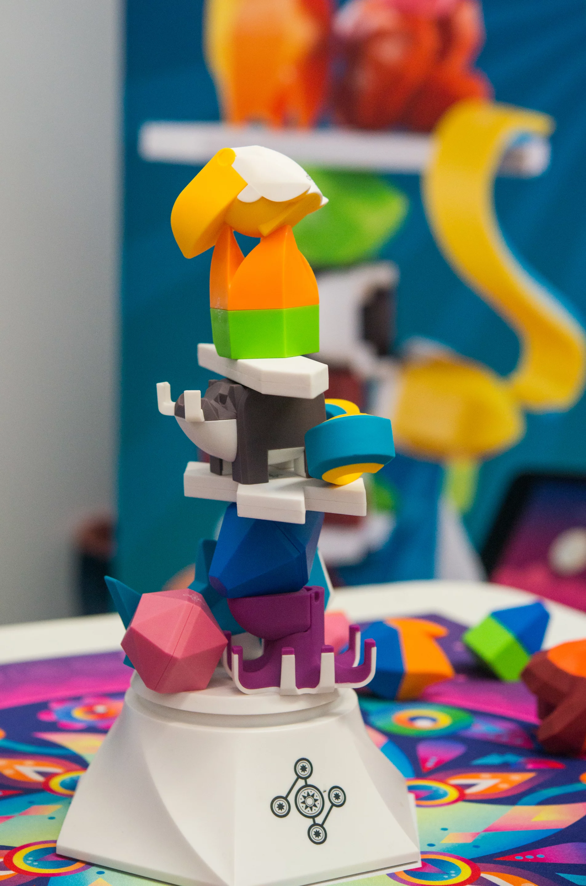 Beasts of Balance sees you build balancing towers of creatures to create digital worlds