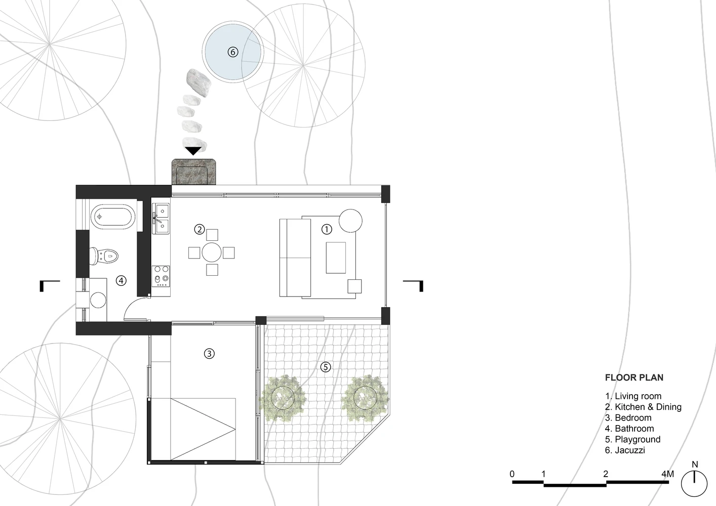 Forest House 02 floor plans by D12 Design