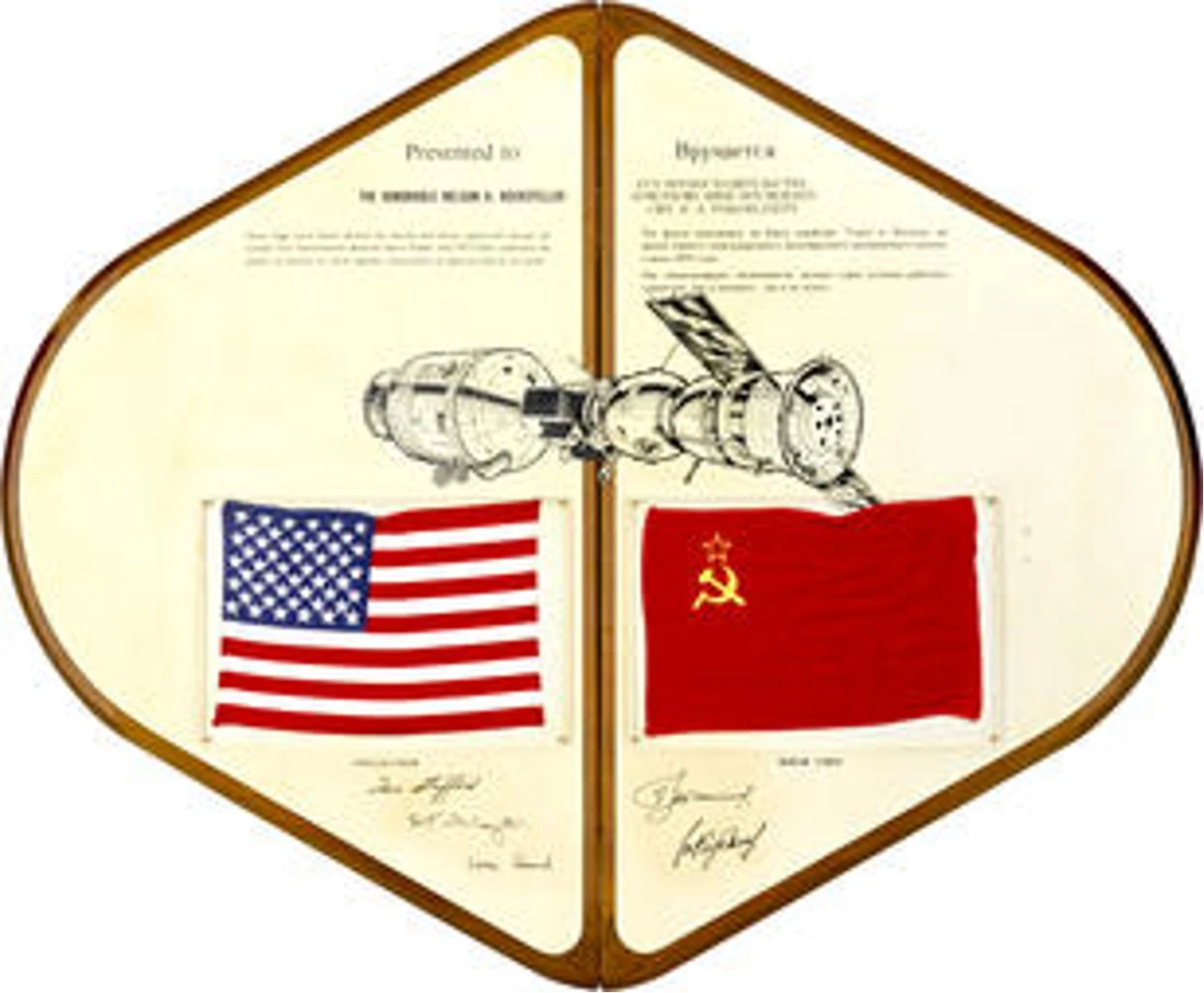Flags flown on the Apollo-Soyuz mission