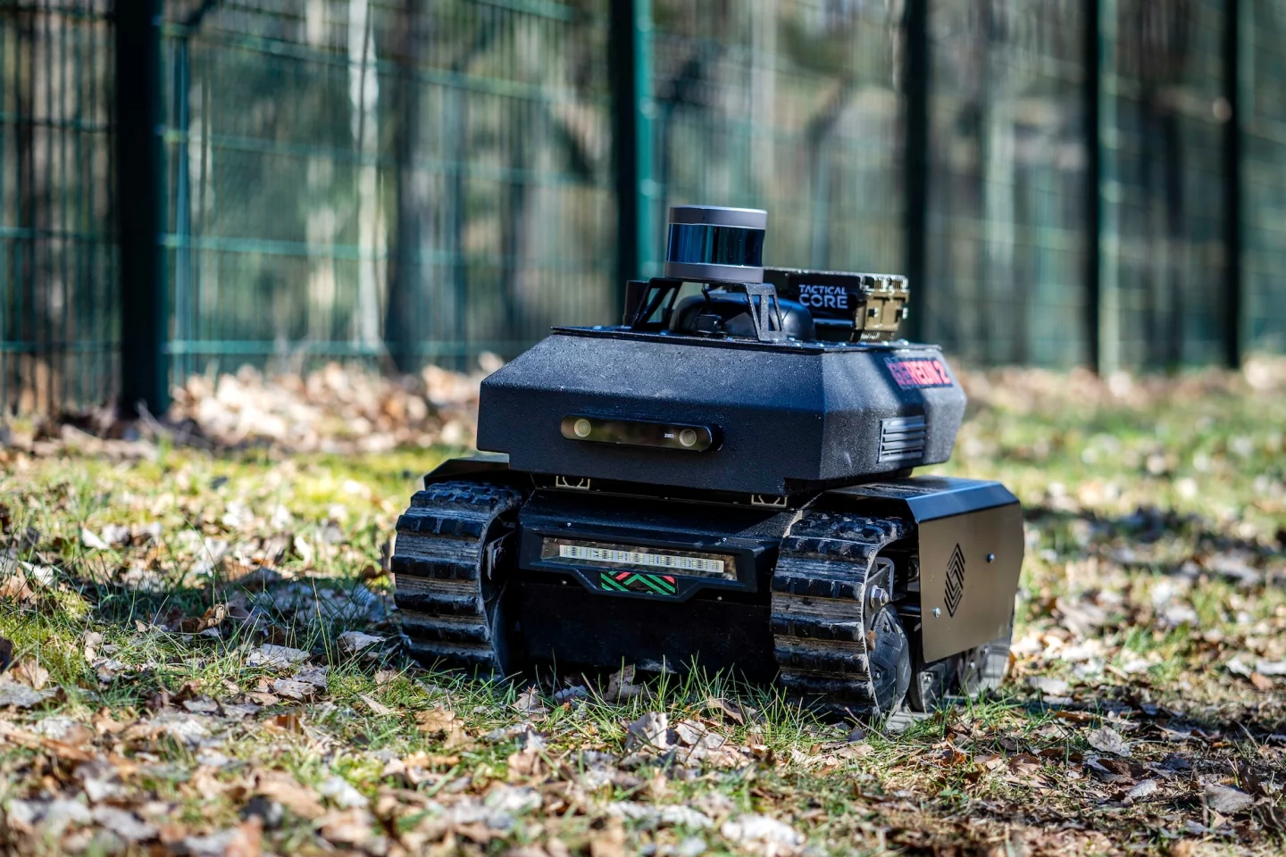 The Gereon 2 is a more nimble bot that can carry sensors and could be used for reconnaissance missions