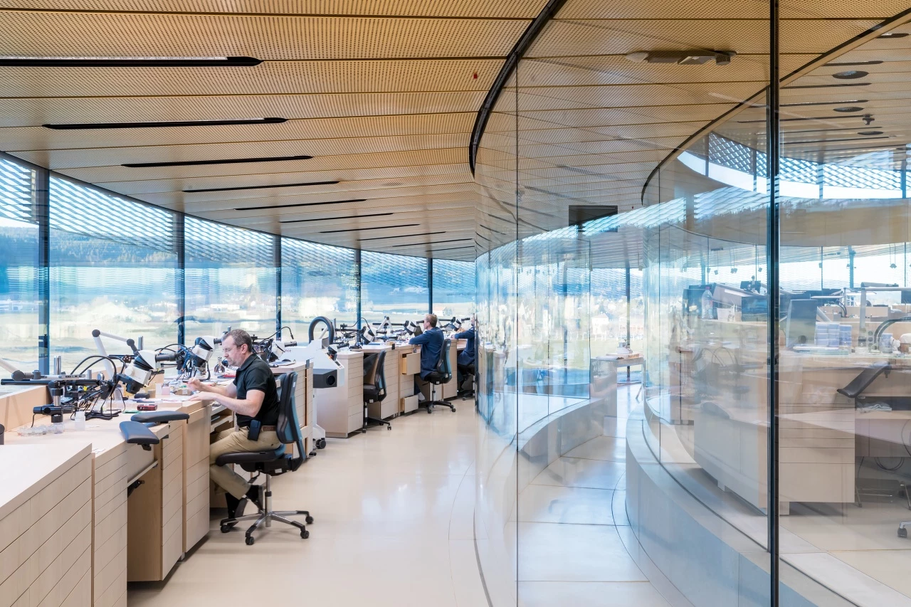 Musée Atelier Audemars Piguet's watchmakers can spend up to eight months working on a single timepiece and visitors to the museum can observe some of them going about their painstaking work
