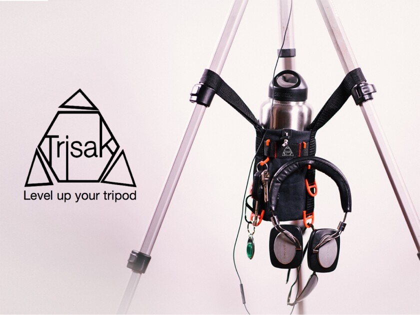 Trisak - clips allow you to hang headphones and sunnies