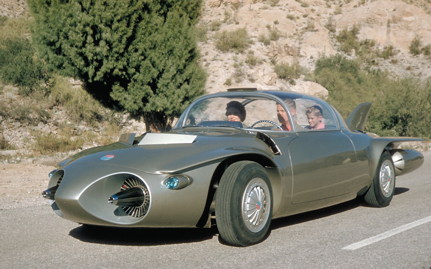 The 1956 Firebird II was a radical design complete with a variety of experimental and conceptual technologies