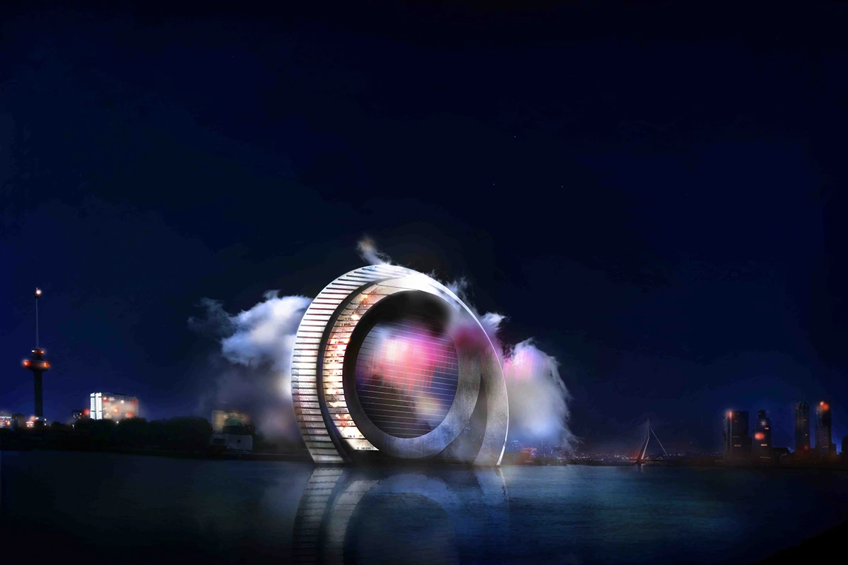 The Dutch Windwheel concept is designed to be part energy icon, part tourist attraction and part residential building