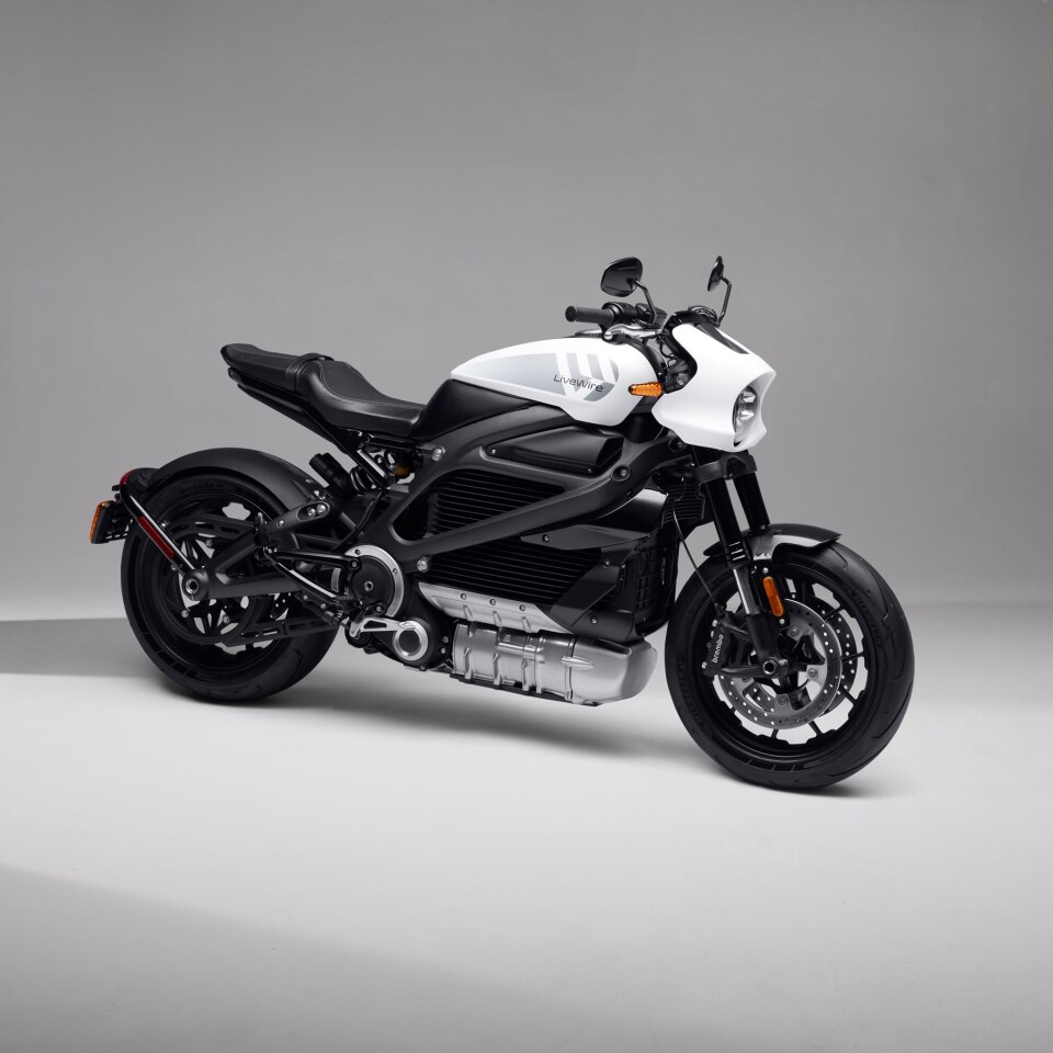 The Livewire One comes with the same 15.5-kWh battery and 105-hp motor as Harley-Davidson's original Livewire, but now wears spin-out branding